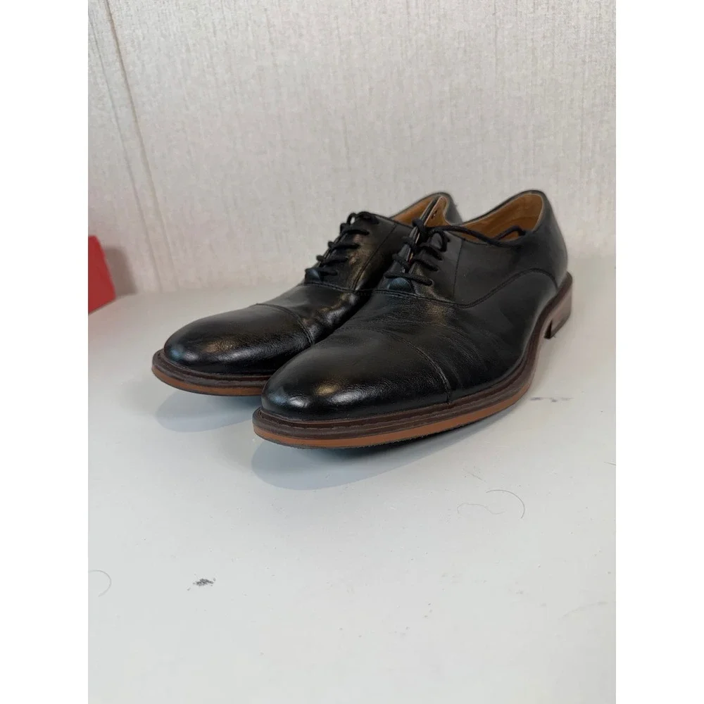 Goodfellow & Co Men's Joseph Black Leather Oxford Cap‎ Toe Dress Shoes Size 8.5